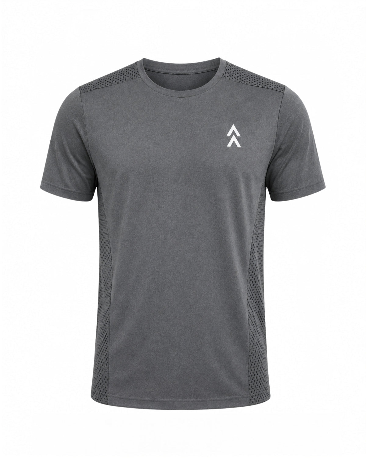 YAKA Nation ALTA Forge Grey Motion tee – front view