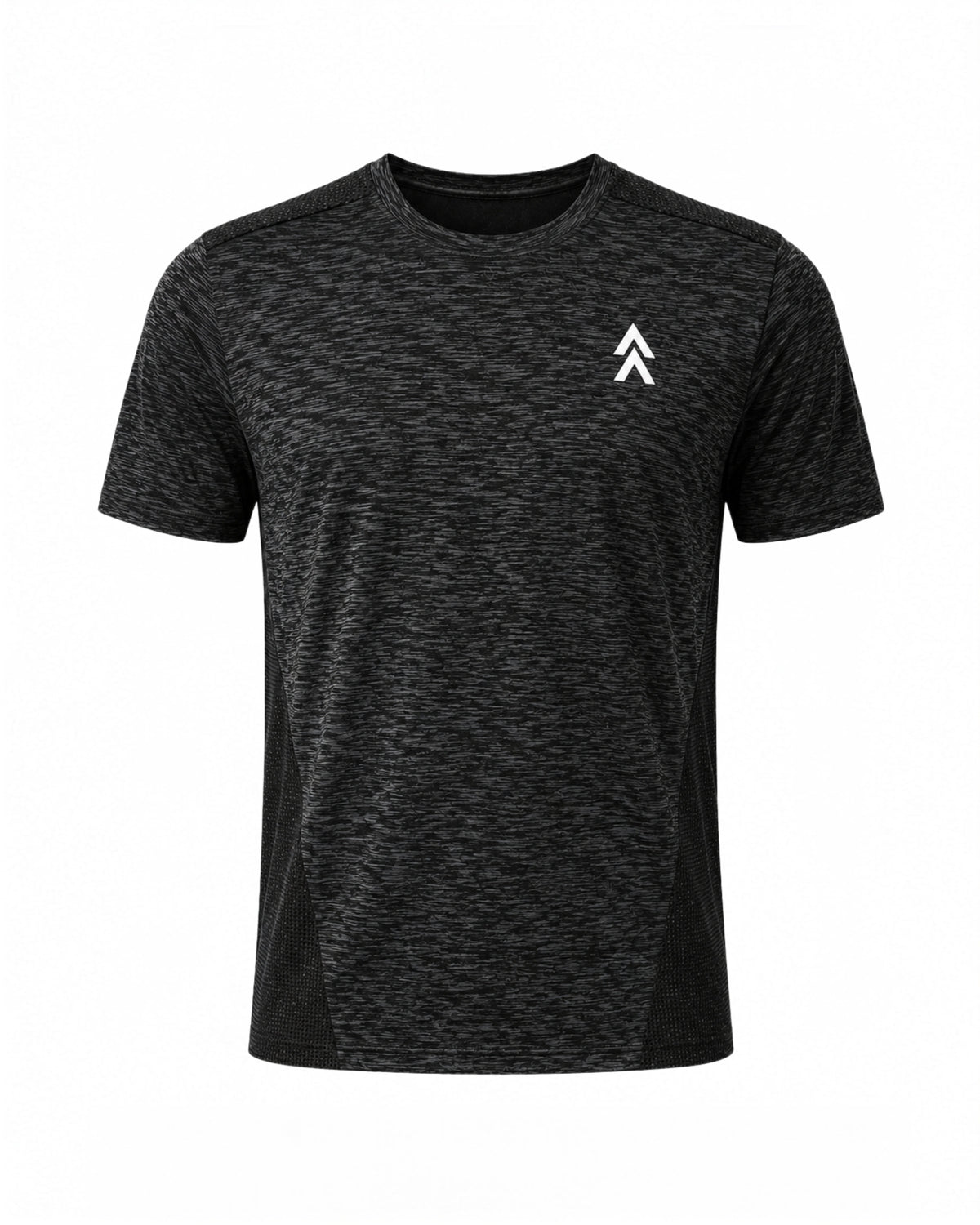 YAKA Nation ALTA Marled Black Motion tee – front view